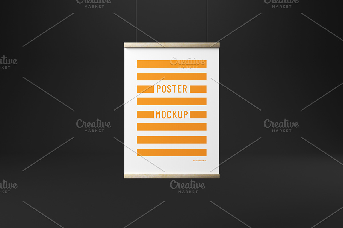 Poster / Art Mockup Set, a Print Template by professorinc (Photo 2 of 6)