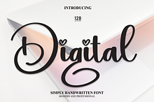 Digital | Script Font