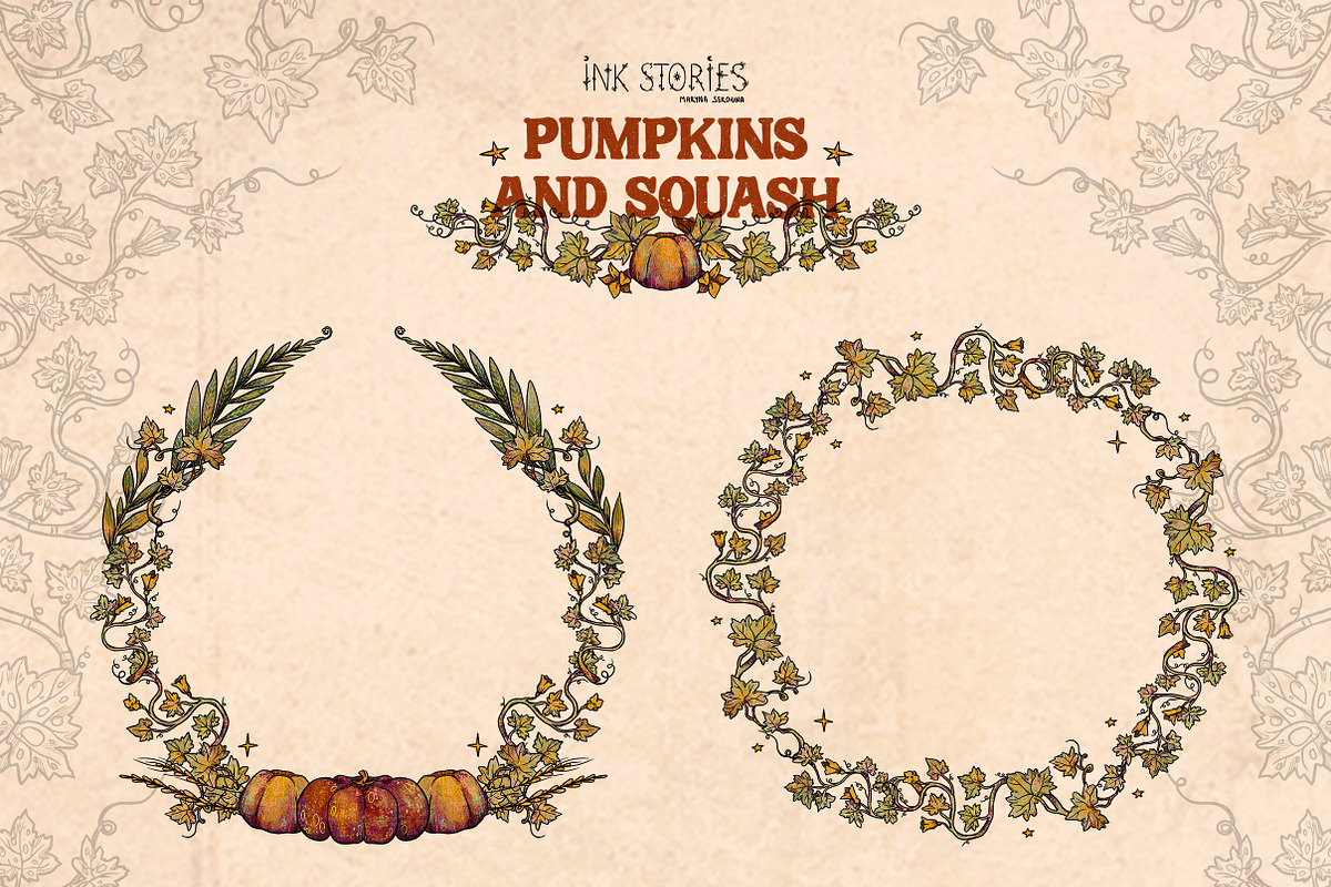Pumpkins and Squash, a Seasonal Illustration by Ink Stories (Photo 11 of 20)
