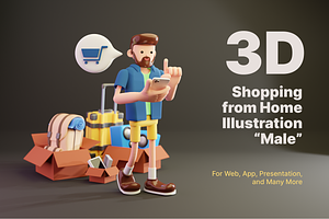 3D Shopping From Home - Male