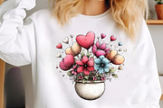 Whimsical flowers spring clipart, an Illustration by SinaCreation (Thumbnail 5 of 11)