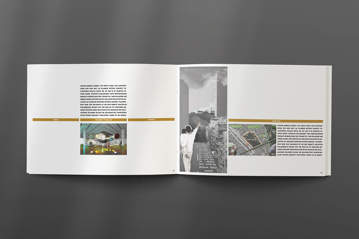 Portfolio Template One - Line, a Presentation Template by Arkishop (Photo 5 of 9)