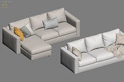 Three-seat sofa (2 options) 3D model, a Furniture 3D Model by 3dmitruk (Thumbnail 16 of 16)