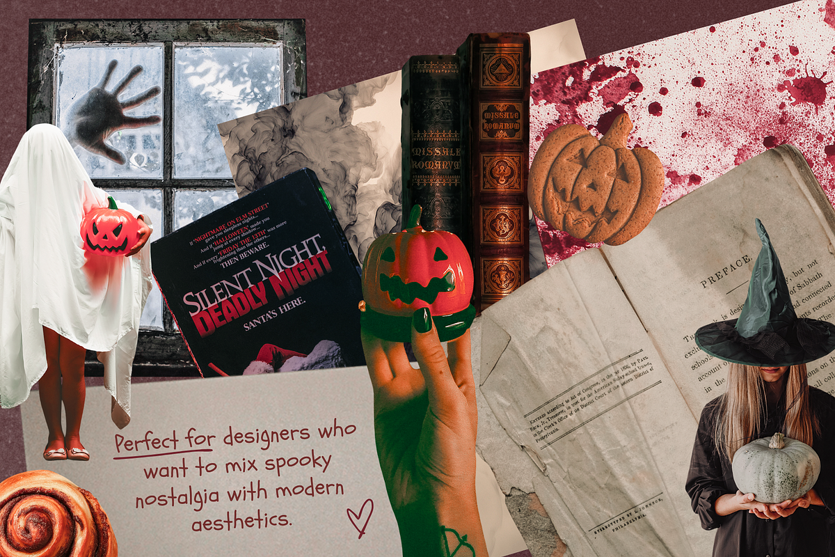Spooky Halloween Collage Kit, an Object Graphic by JulsIst (Photo 3 of 9)