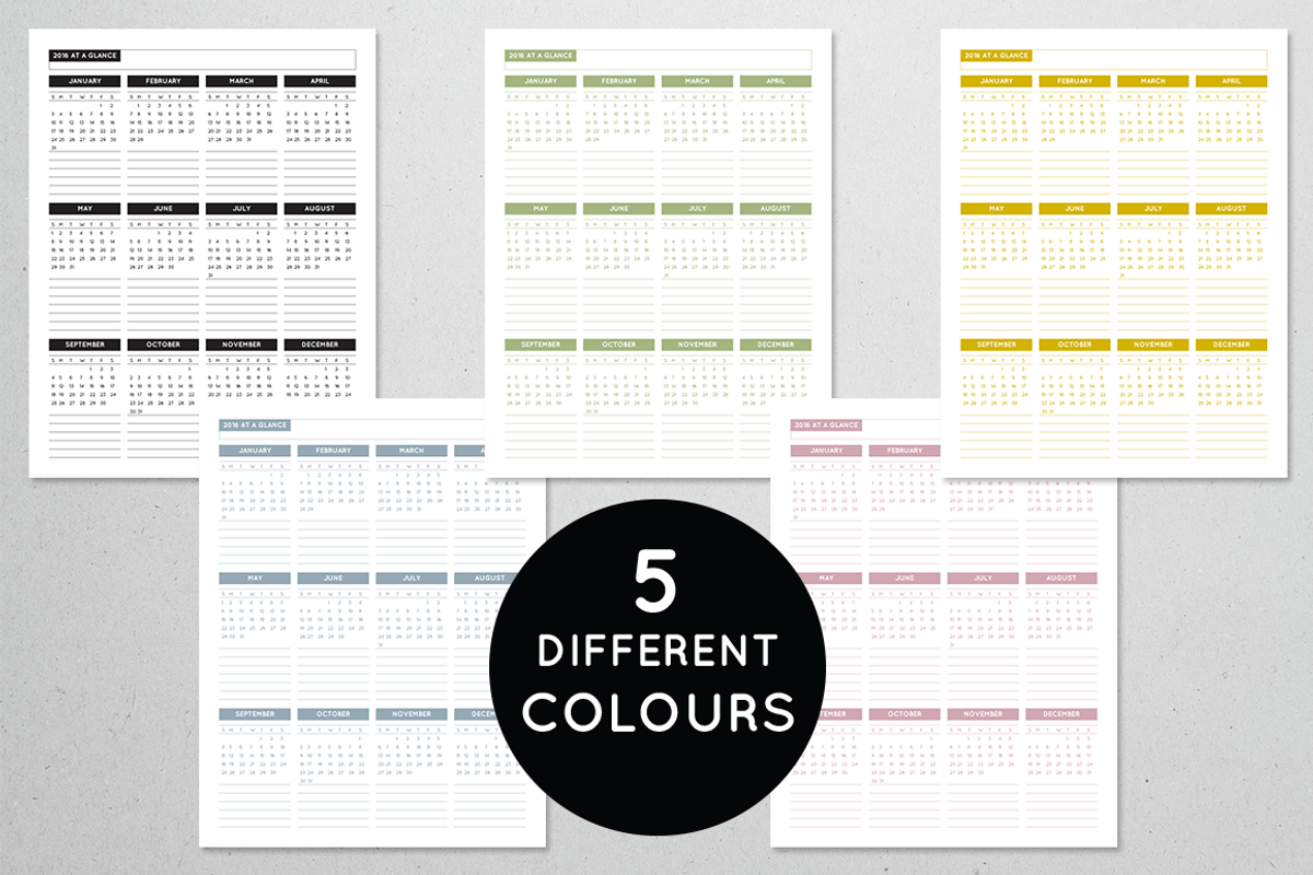 Planner Set Collection, a Stationery Template by Lacy's Designs (Photo 3 of 6)