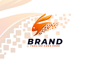Bunny Tech Logo, a Branding & Logo Template by VectorCrow (Thumbnail 2 of 3)