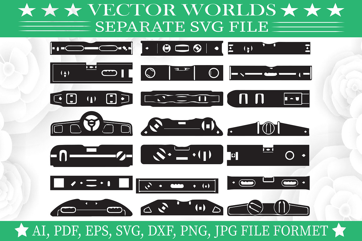 Spirit Level SVG, Spirit, Level SVG, an Object Graphic by VectorWorlds