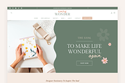 Olive Green Shopify Theme, a Shopify Template by Design Pixie (Thumbnail 2 of 11)