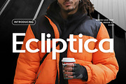 Ecliptica Modern Sans Serif Font, a Sans Serif Font by Vadovastd (Thumbnail 1 of 8)