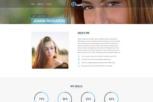 Quark Education Courses PSD Theme