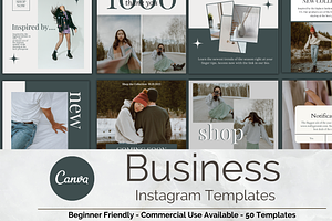 Grey Instagram Template for Business