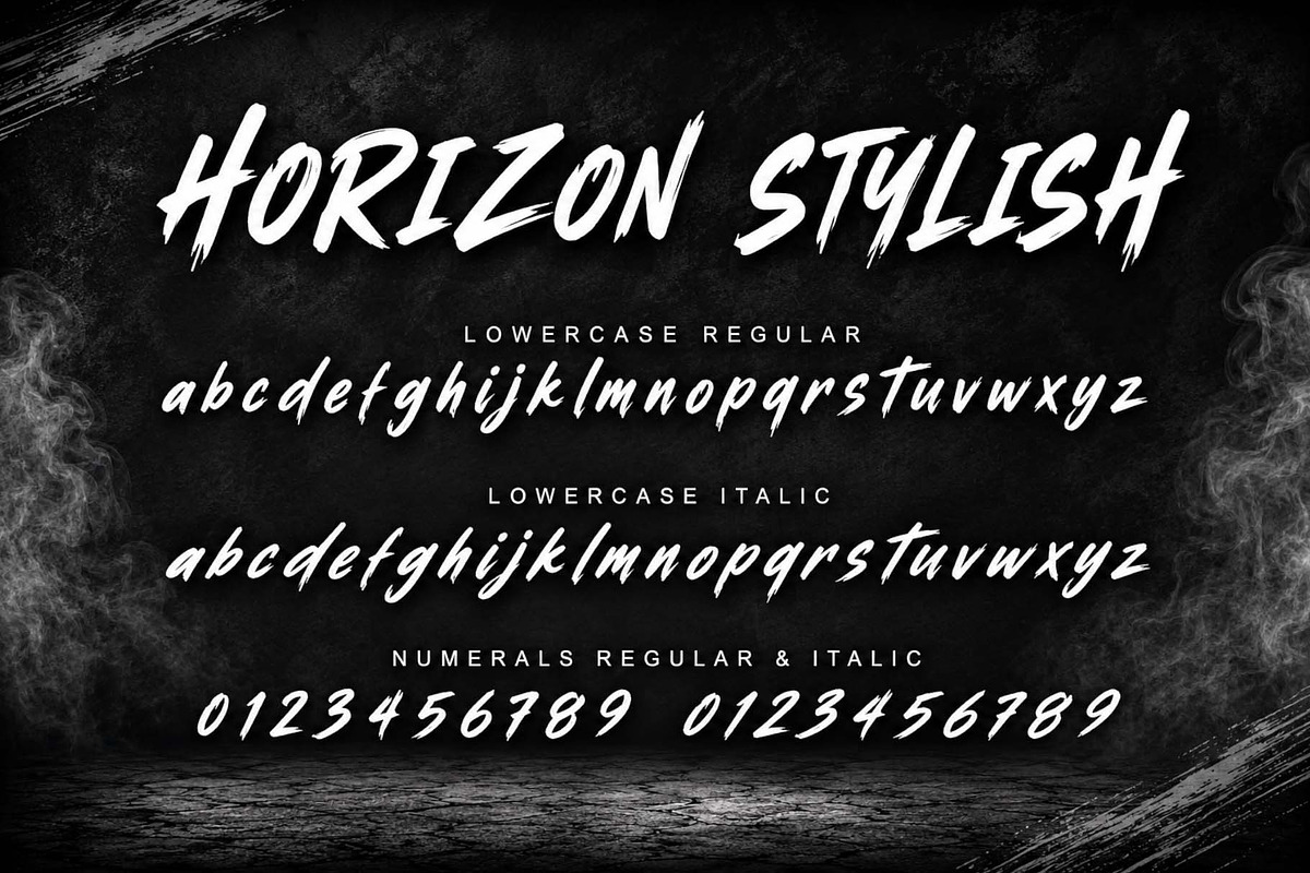 Horizon Stylish, a Handwritten Font by Yoga Letter (Photo 9 of 11)