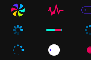 Loaders & Progress Motion Graphics, an Icon by FlashFXbox