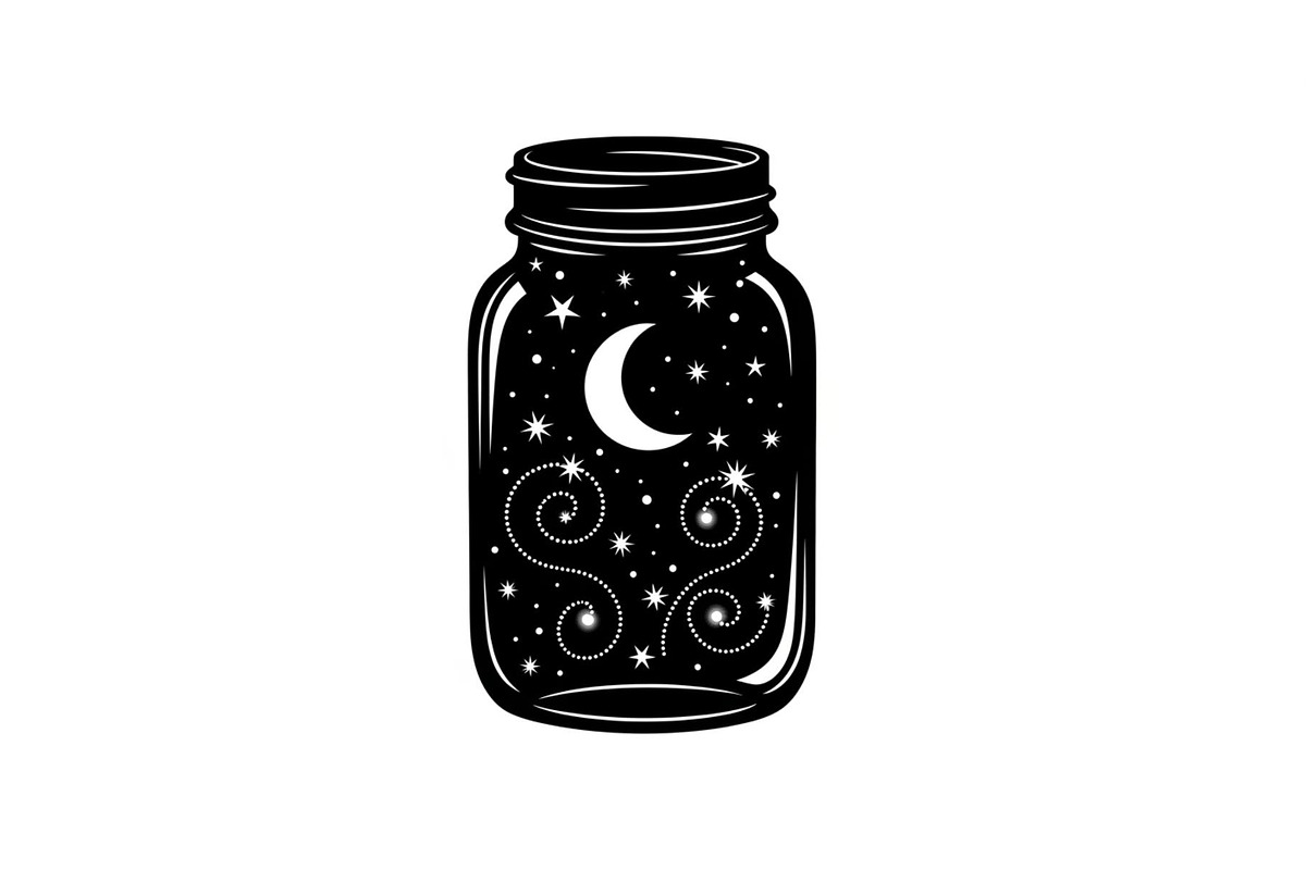 Cosmic Galaxy Jar Design Bundle, an Illustration by Creativeshirt (Photo 8 of 31)