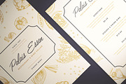Elegant Restaurant Menu, a Flyer Template by KMZVR.Lab (Thumbnail 4 of 5)