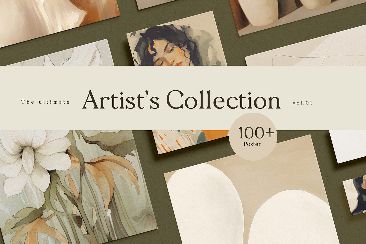 Modern Eclectic Prints & Posters, a Background Graphic by Laras Wonderland (Photo 10 of 10)
