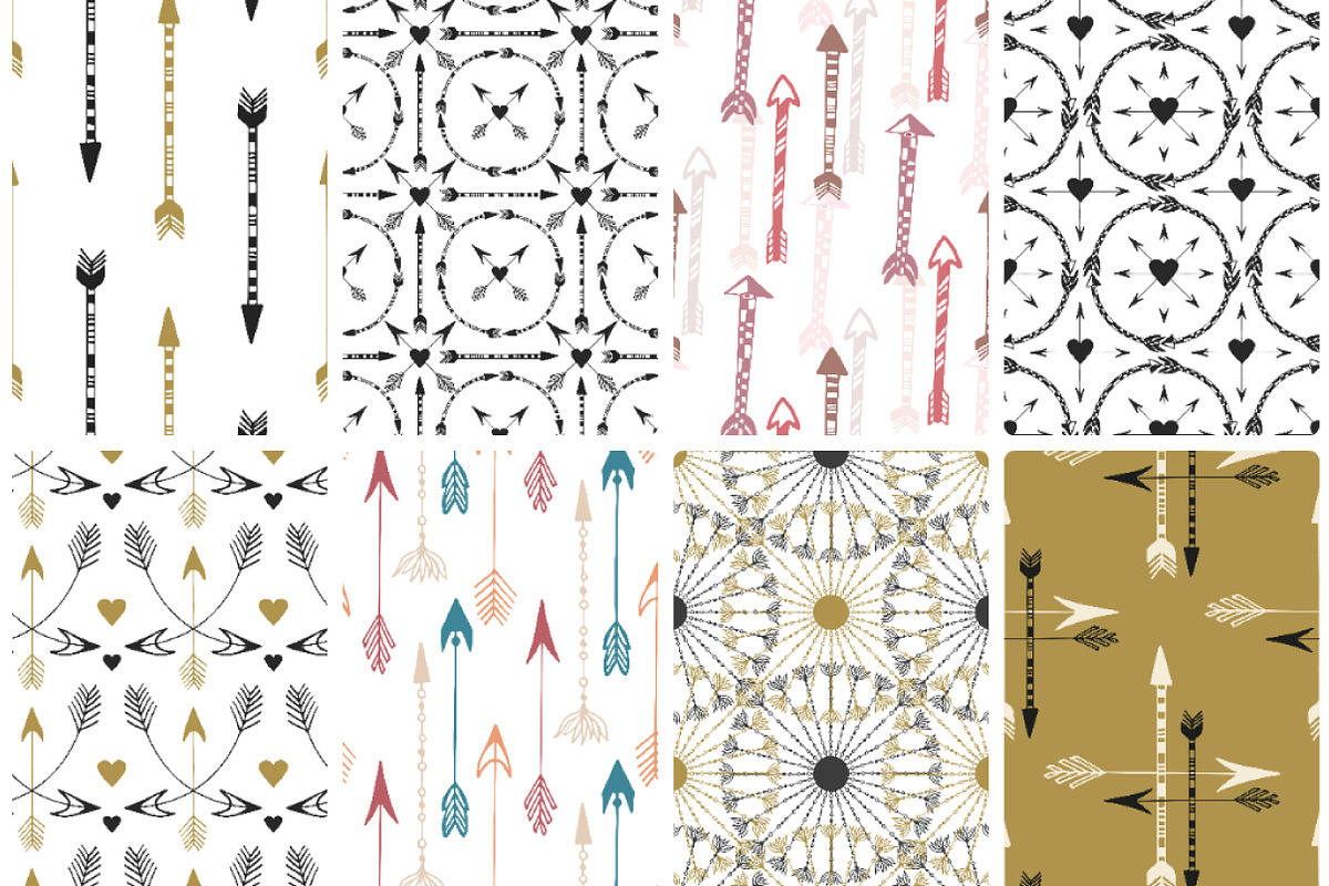 Unique arrows vector pack, a Texture Illustration by inkionia♥ (Photo 4 of 4)