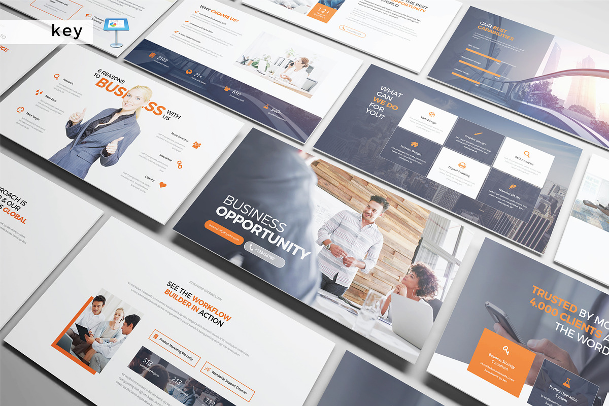 BUSINESS OPPORTUNITY - Keynote, a Presentation Template by Shafura (Photo 1 of 6)