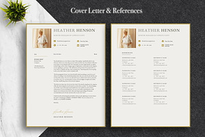 Clean Modern Resume Template Canva