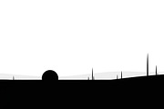 sunset horizon wall art design, an Illustration by Amazin_art (Thumbnail 8 of 31)