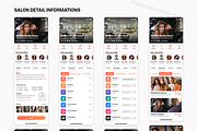 Barber Haircut, Salon & Beauty UI KI, an App Template by UX Design Master (Thumbnail 13 of 14)