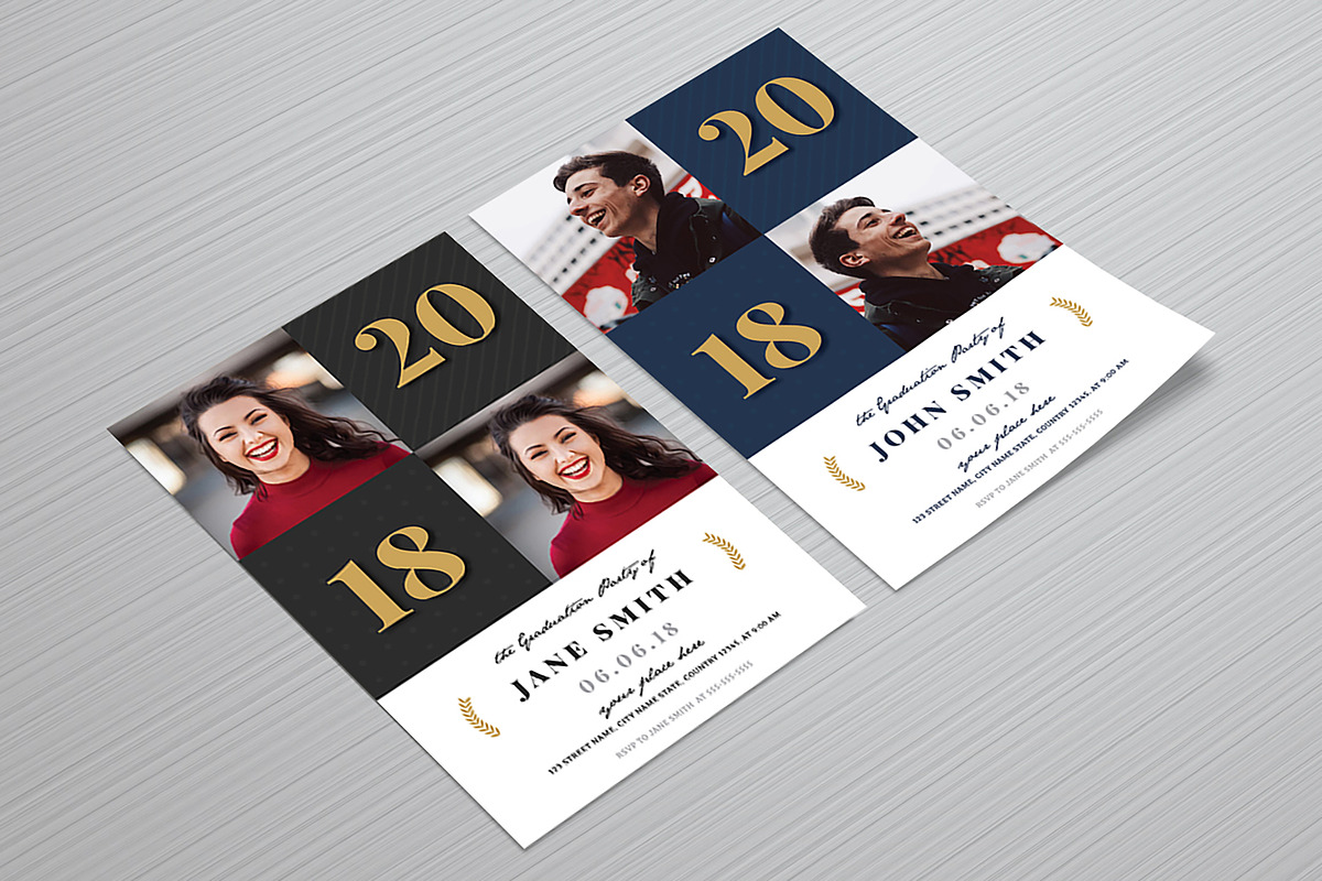 Graduation Invitation, a Card Template by Vynetta (Photo 2 of 3)