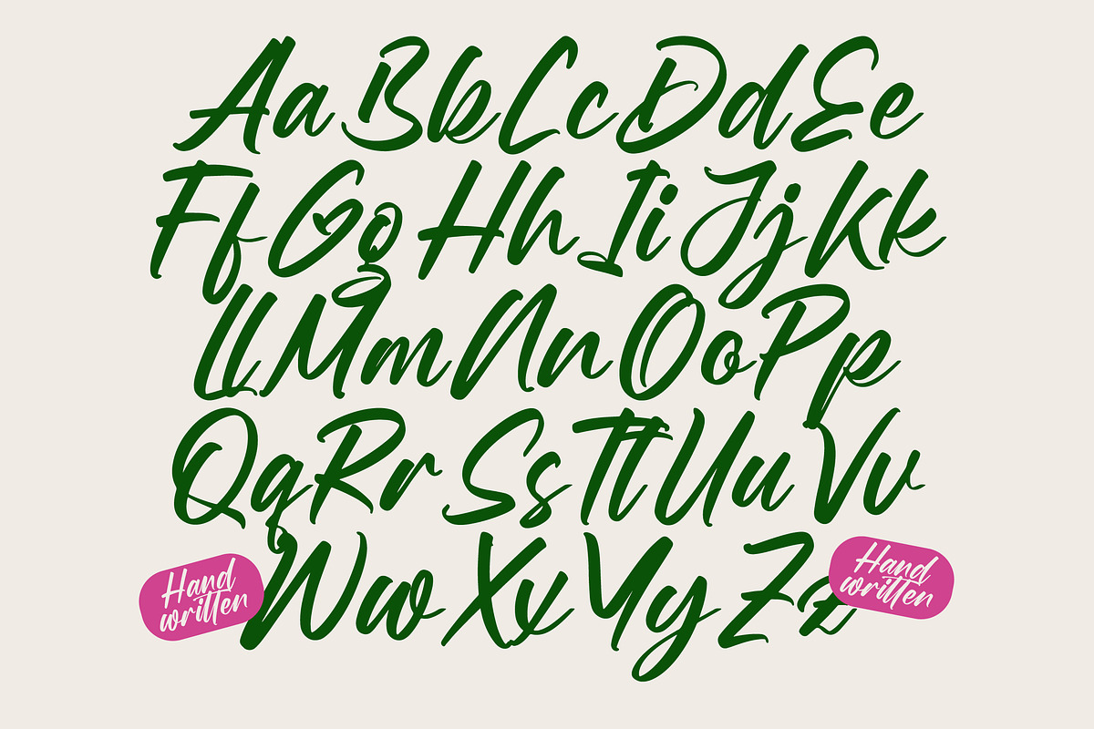 Birthday Shottera Bold Handwritten, a Script Font by Letterena Studios Script (Photo 12 of 20)