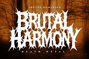 Vortex Dominion - Death Metal Font, a Blackletter Font by Masyafi Studio (Thumbnail 8 of 9)