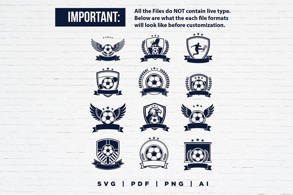Soccer Team Logo Bundle Emblem, a Branding & Logo Template by Guavanaboy (Photo 2 of 3)