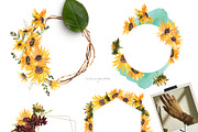Watercolor flower -Vincent Sunflower, an Illustration by Beigetime (Thumbnail 5 of 13)