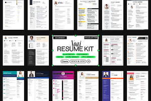 Xoai | Resume CV Kit, a Print Template by iDoodle Studio