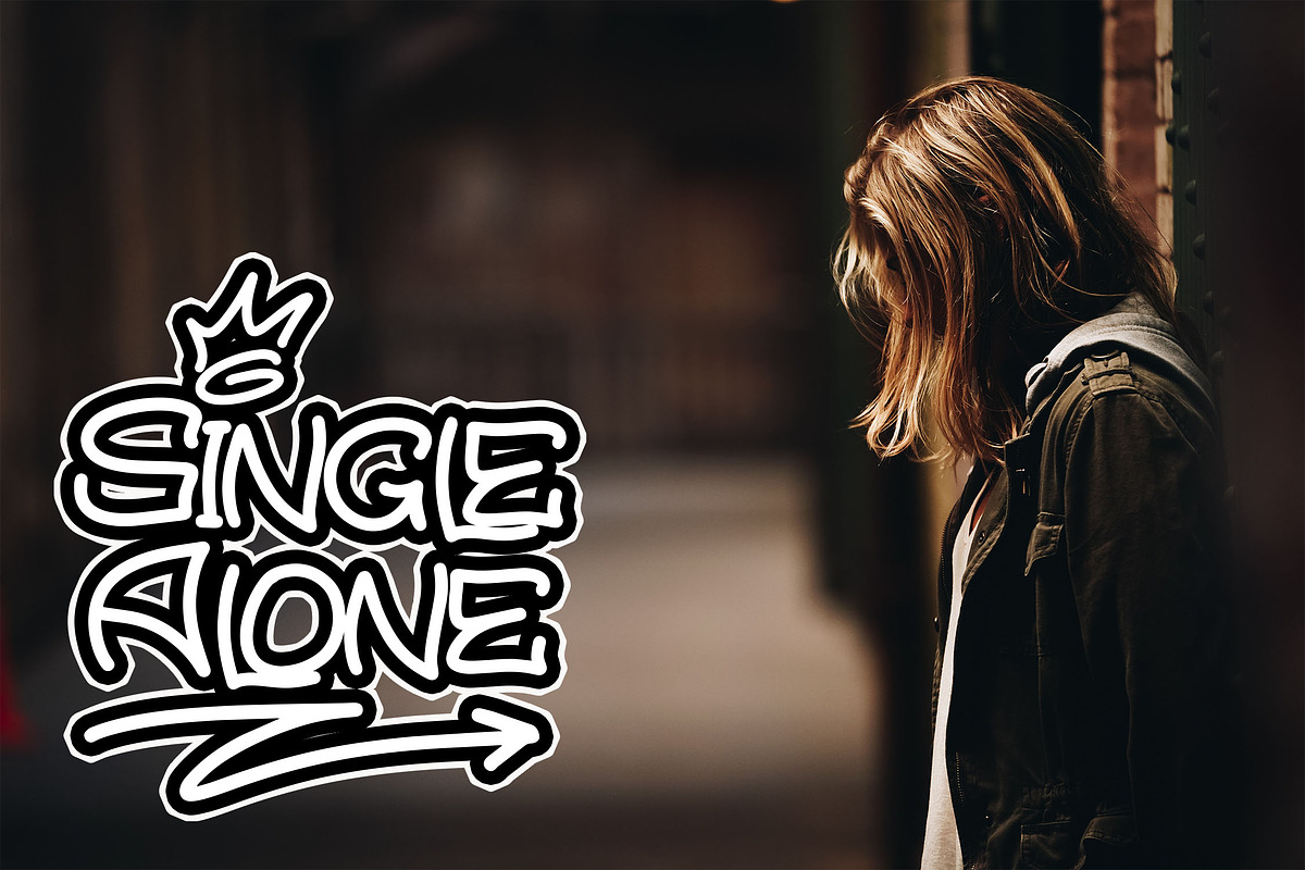 AMORAD Graffiti Font, a Handwritten Font by NTC Graphic (Photo 7 of 9)