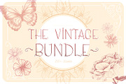 Vintage Bundle- 250 vector elements, an Object Graphic by TatianaCociorva (Thumbnail 1 of 19)