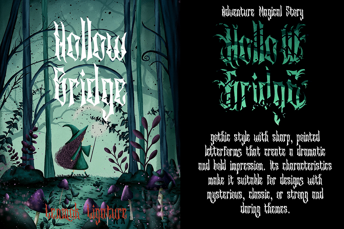 Lenmok - Blackletter Typeface, a Blackletter Font by madeDeduk (Photo 2 of 10)