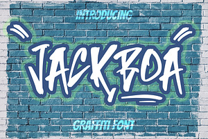 JACKBOA - Graffiti Style Font