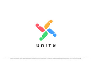 People Unity Logo Design Icon, a Branding & Logo Template by Morvana Crew