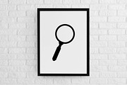 Magnifying Glass Silhouette SVG, an Object Illustration by newminddesign (Thumbnail 2 of 3)