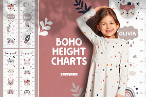 Boho Height Charts