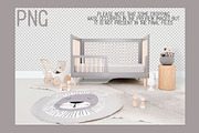 Kids Room Wall/Frame Mock Up 18, a Print Template by Whimsicality (Thumbnail 3 of 4)
