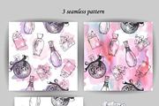 Perfume bottles set., an Illustration by Gulnara Khadeeva (Thumbnail 4 of 4)