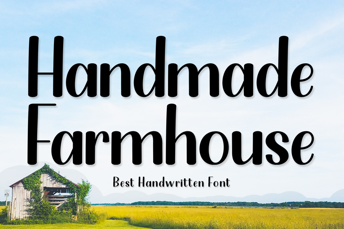 Handmade Farmhouse, a Sans Serif Font by Rotterlab Studio (Photo 1 of 10)