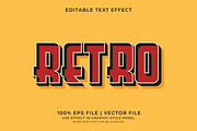 Retro Text Effects Bundle, a Layer Style Add-On by WM48 Shop (Thumbnail 10 of 17)