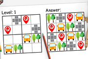 Sudoku Kids game. Children puzzle, an Education Illustration by jelisua88 (Thumbnail 3 of 3)