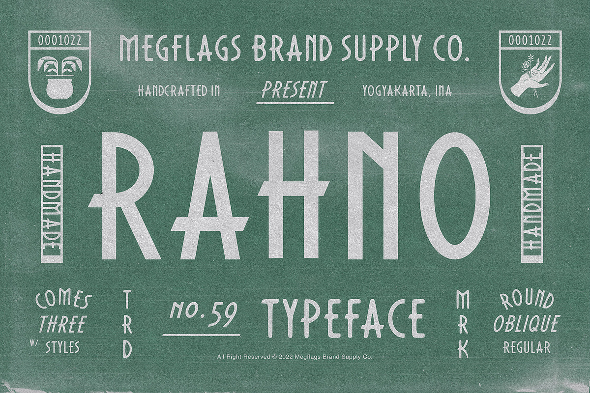 Rahno, a Font by Megflags (Photo 1 of 8)