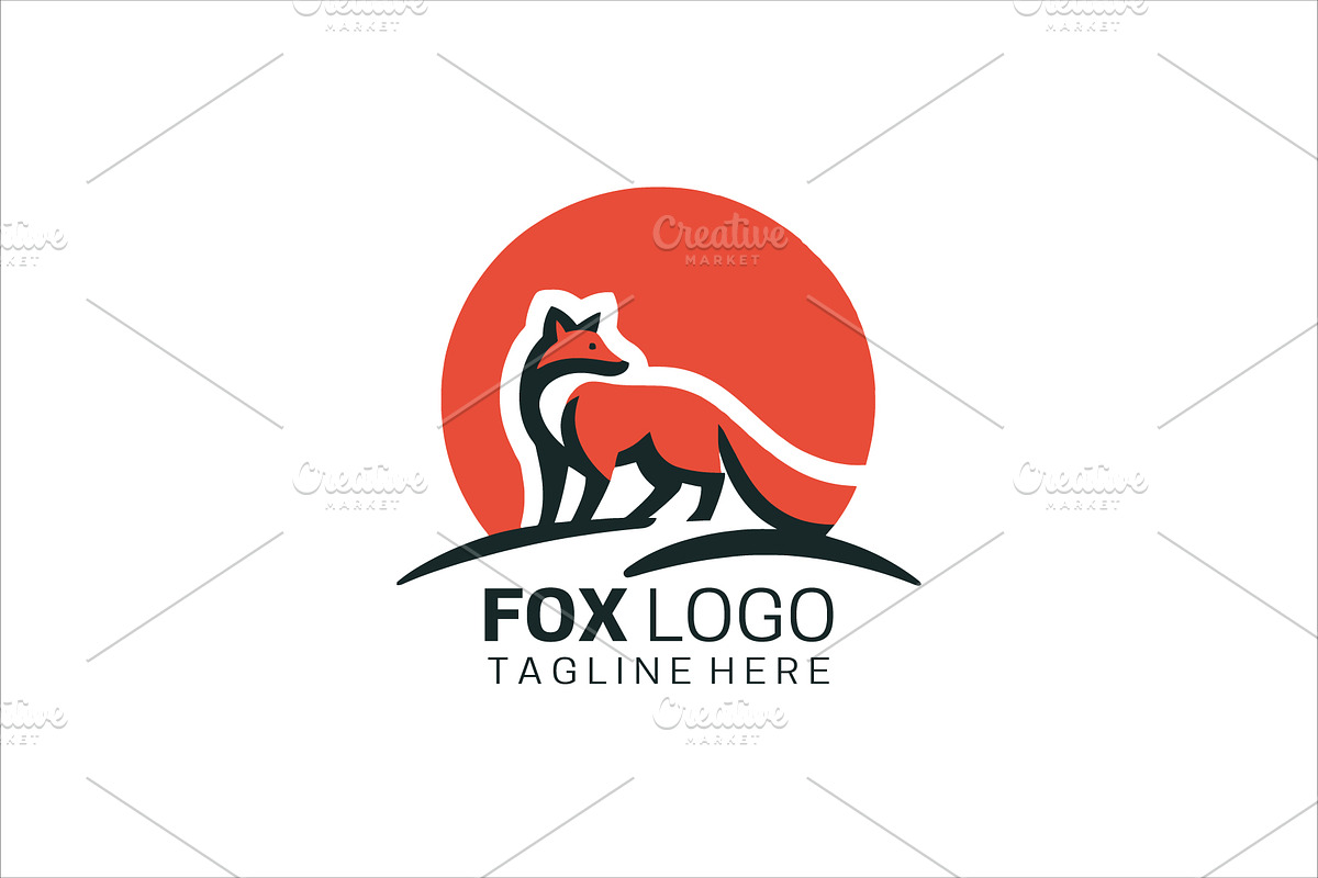 Fox Logo, a Branding & Logo Template by Vectorium Studio