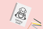 Bichon Frise SVG Illustrations, an Animal Illustration by HalieKStudio (Thumbnail 5 of 9)