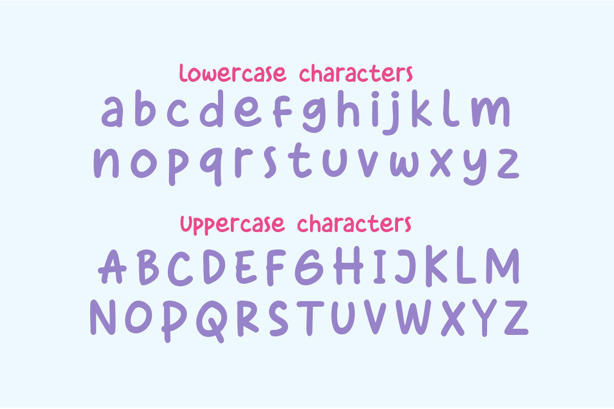Super Kiddy Sans | Cute-Font, a Sans Serif Font by Scratch Design (Photo 11 of 13)