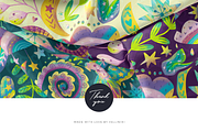 Floral Night - Kids Pattern, a Pattern Graphic by Velliniki (Thumbnail 11 of 11)