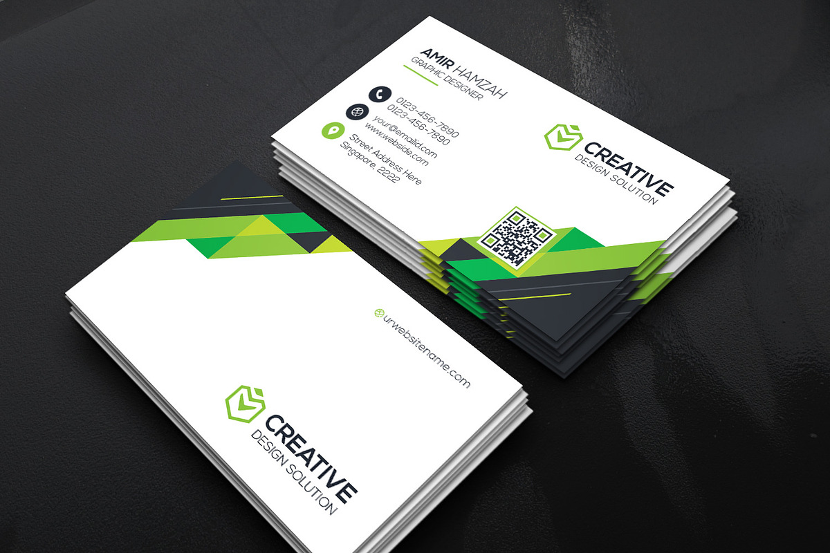 Corporate Business Card, a Business Card Template by GenerousArt (Photo 3 of 5)