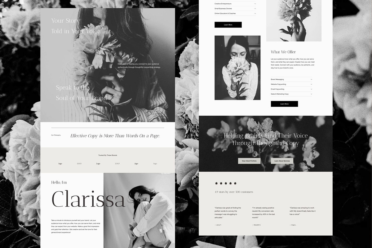 Squarespace 7.1 Template: Quill, a Squarespace Template by BAC Design ...